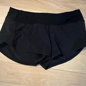 Black lululemon shorts